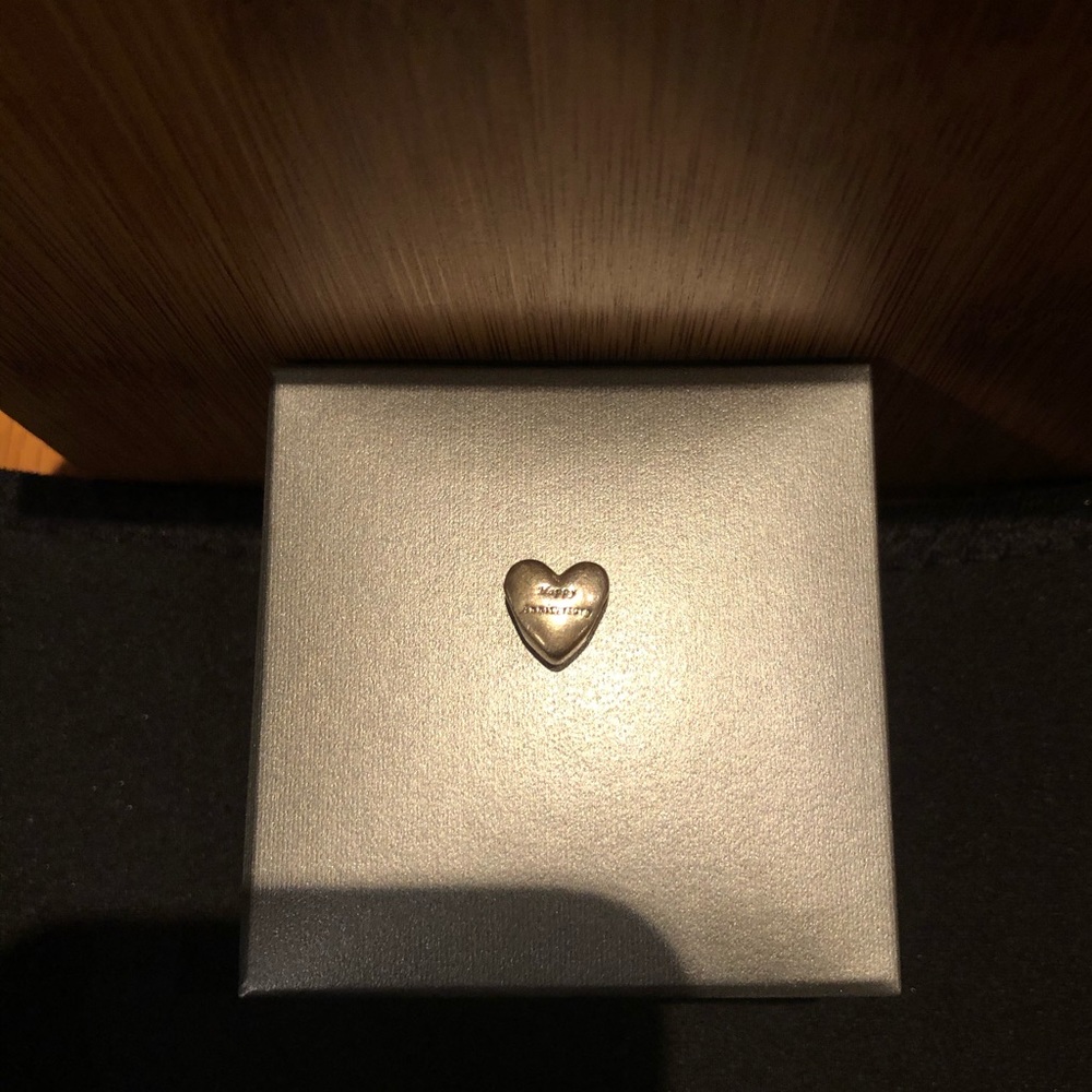 Pandora Charm - Double Sided Happy Anniversary